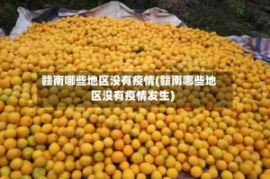 赣南哪些地区没有疫情(赣南哪些地区没有疫情发生)