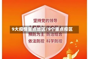 9大疫情重点地区/9个重点疫区