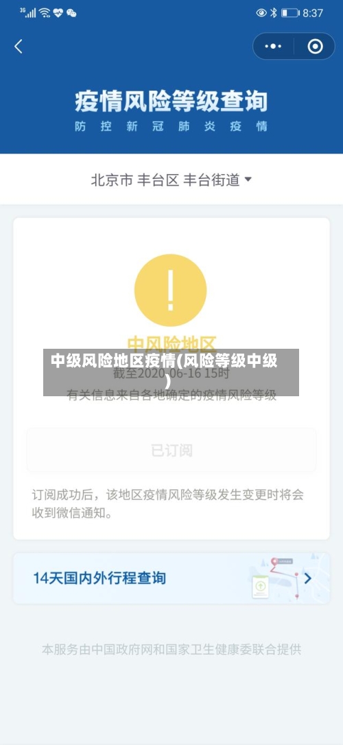 中级风险地区疫情(风险等级中级)-第3张图片